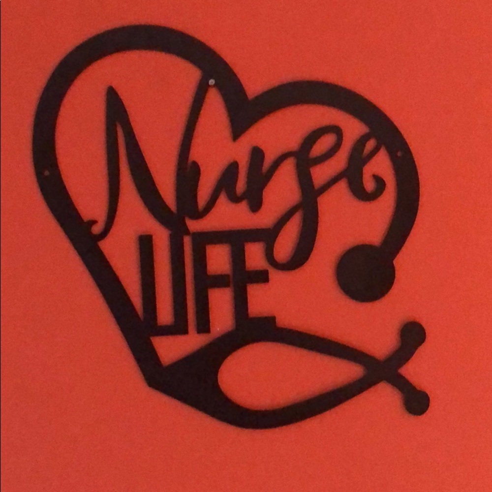 Wrought iron sign
